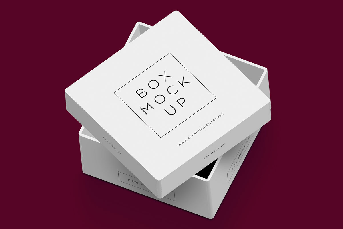 Download Free Square Box Mockup Creativetacos 3D SVG Files Ideas | SVG, Paper Crafts, SVG File