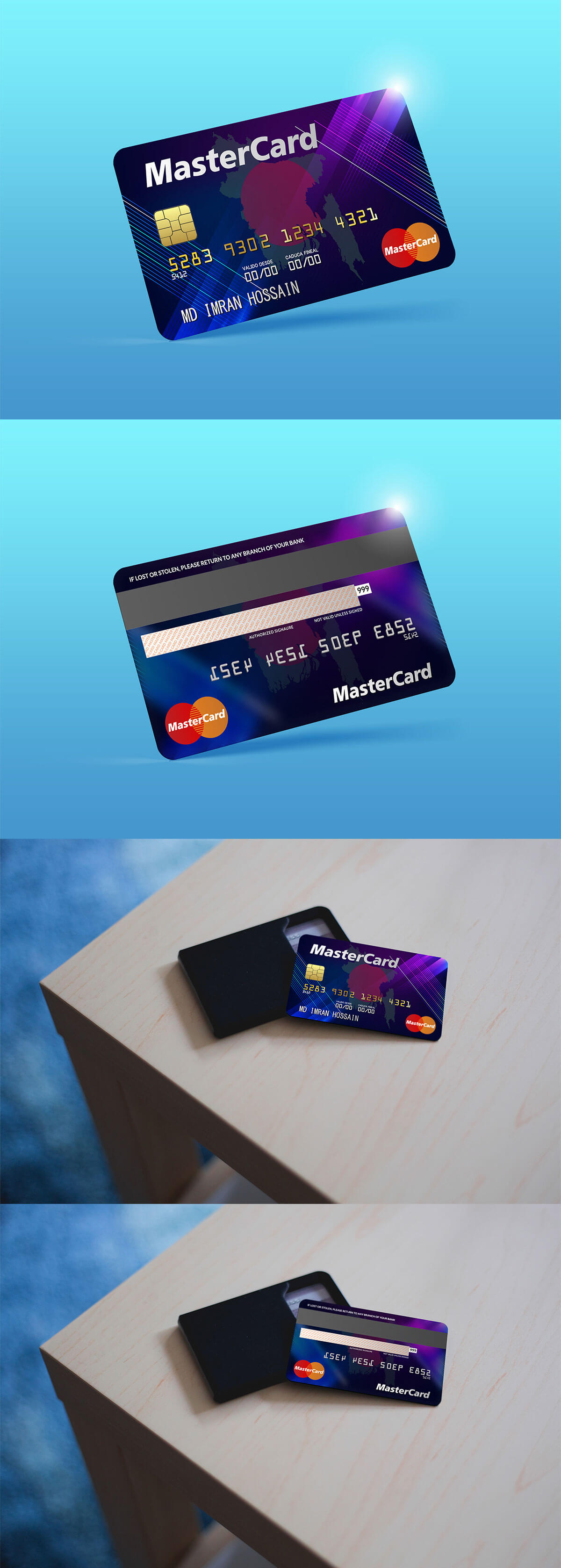 Free Master Card Psd Mockup Creativetacos