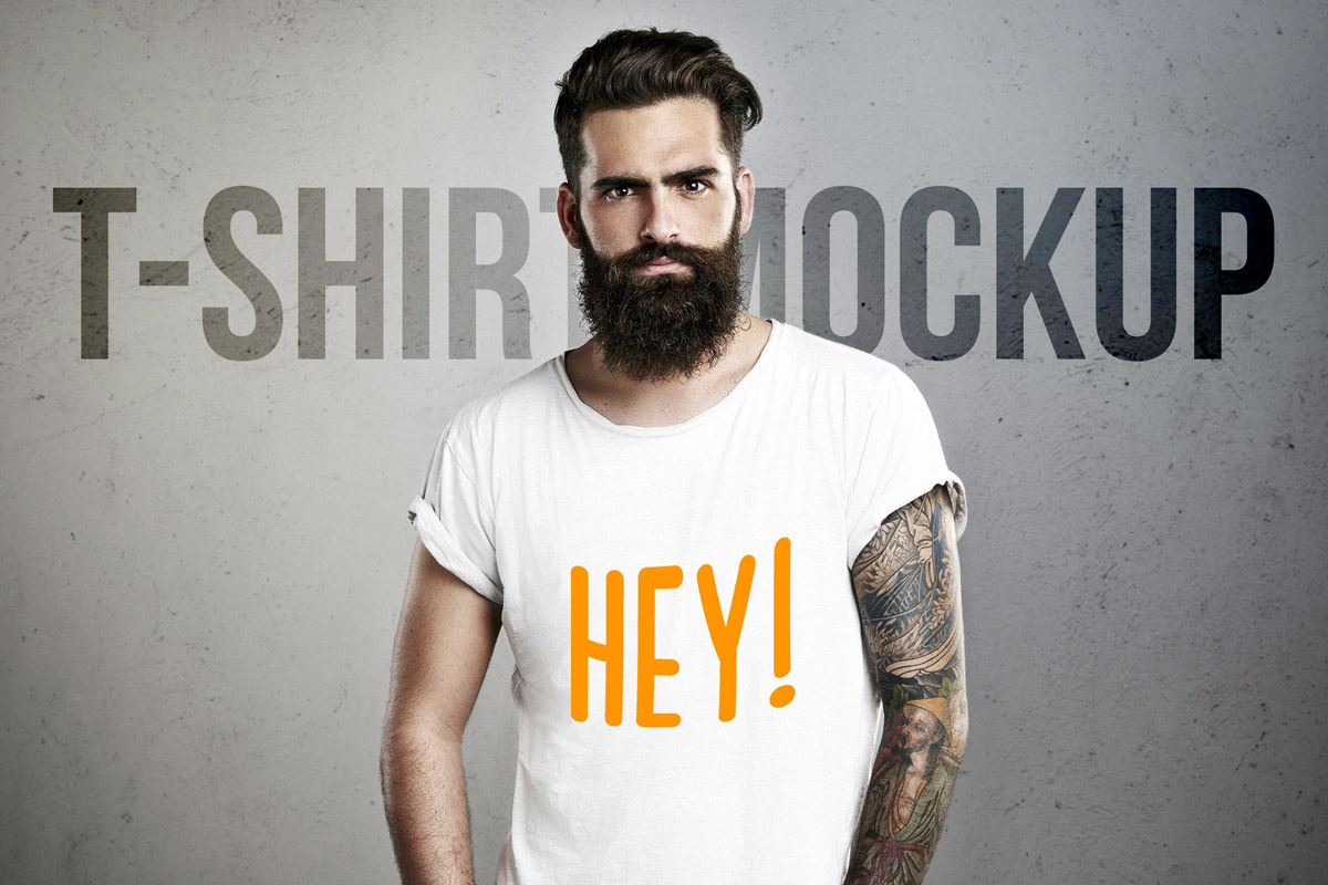Download Free Men T-Shirt Mockup ~ Creativetacos