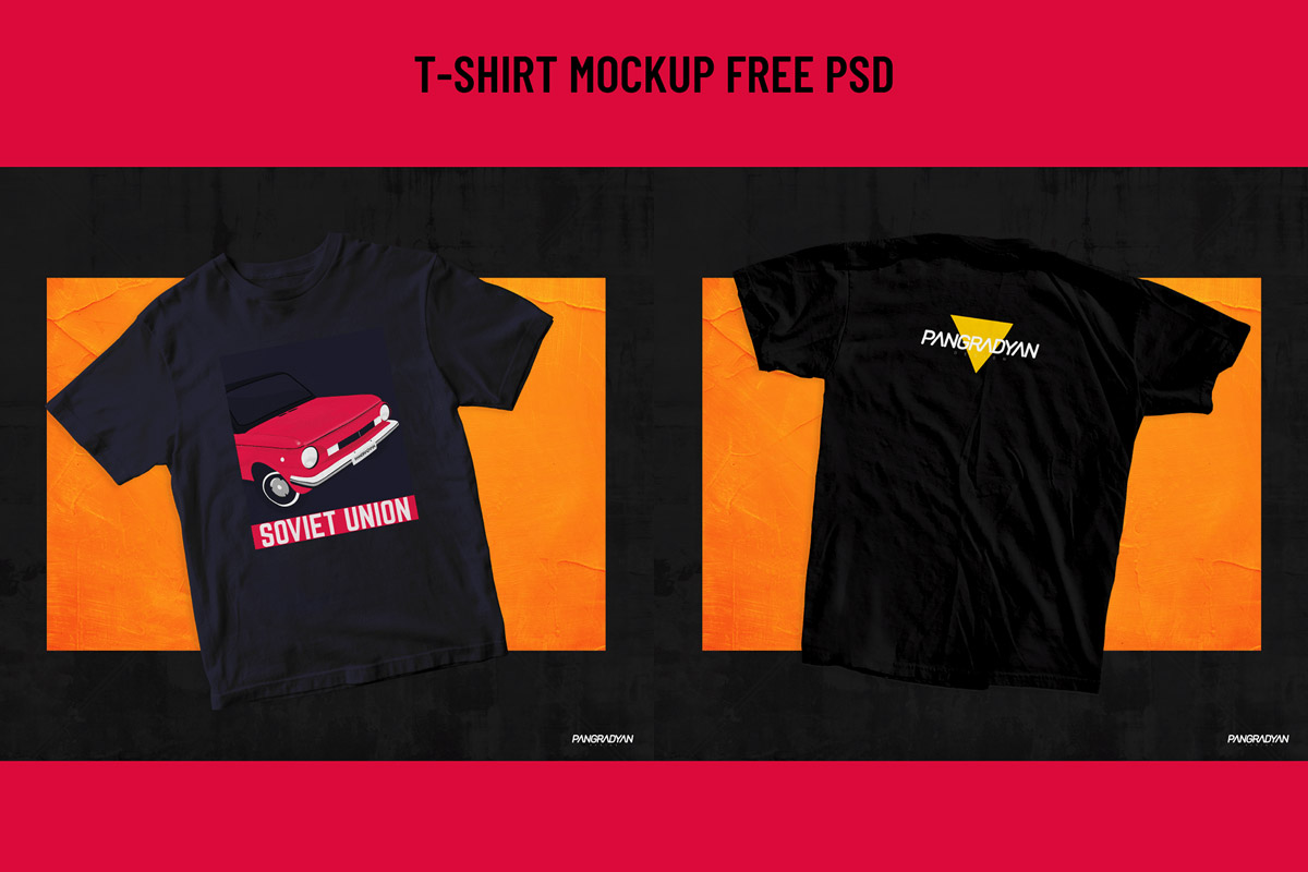 Free T-Shirt PSD Mockup Pack ~ Creativetacos