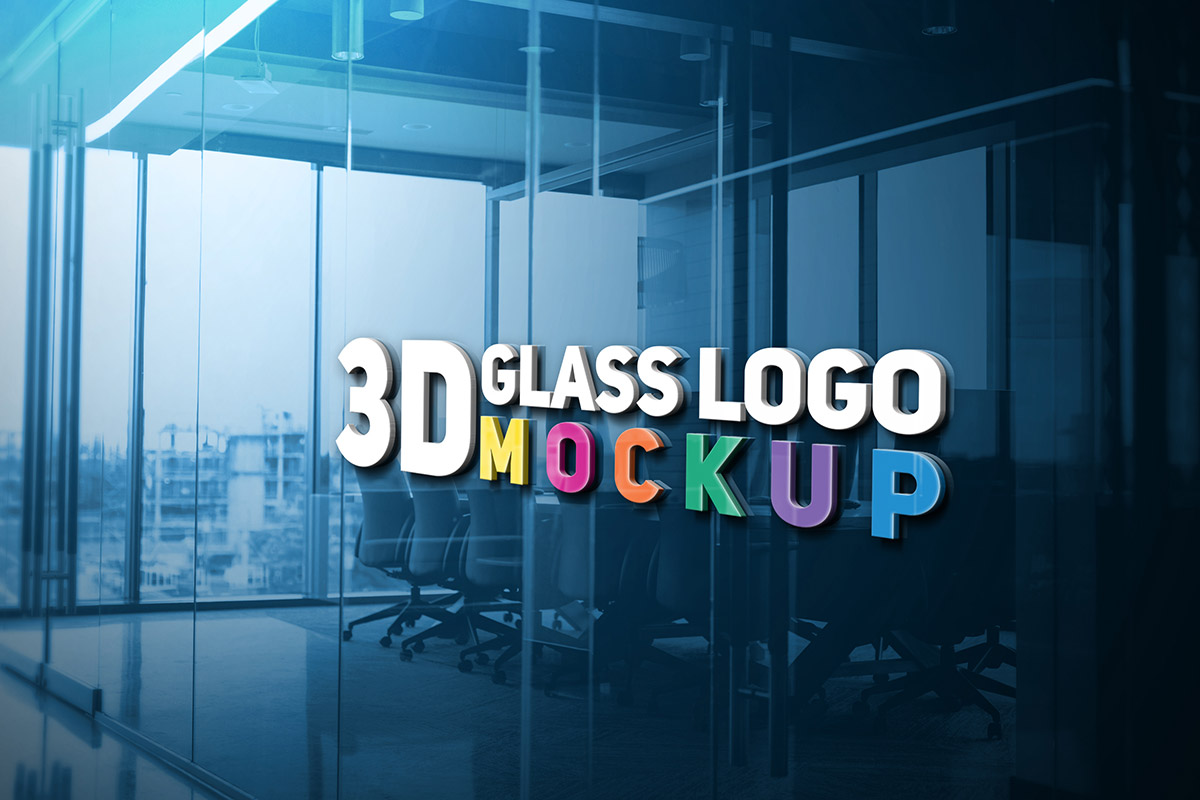 Realistic 3d Logo Mockup Psd Psd Free File Download Now