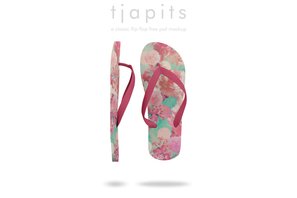 Download Free Tjapitis Flip Flop Mockup ~ Creativetacos