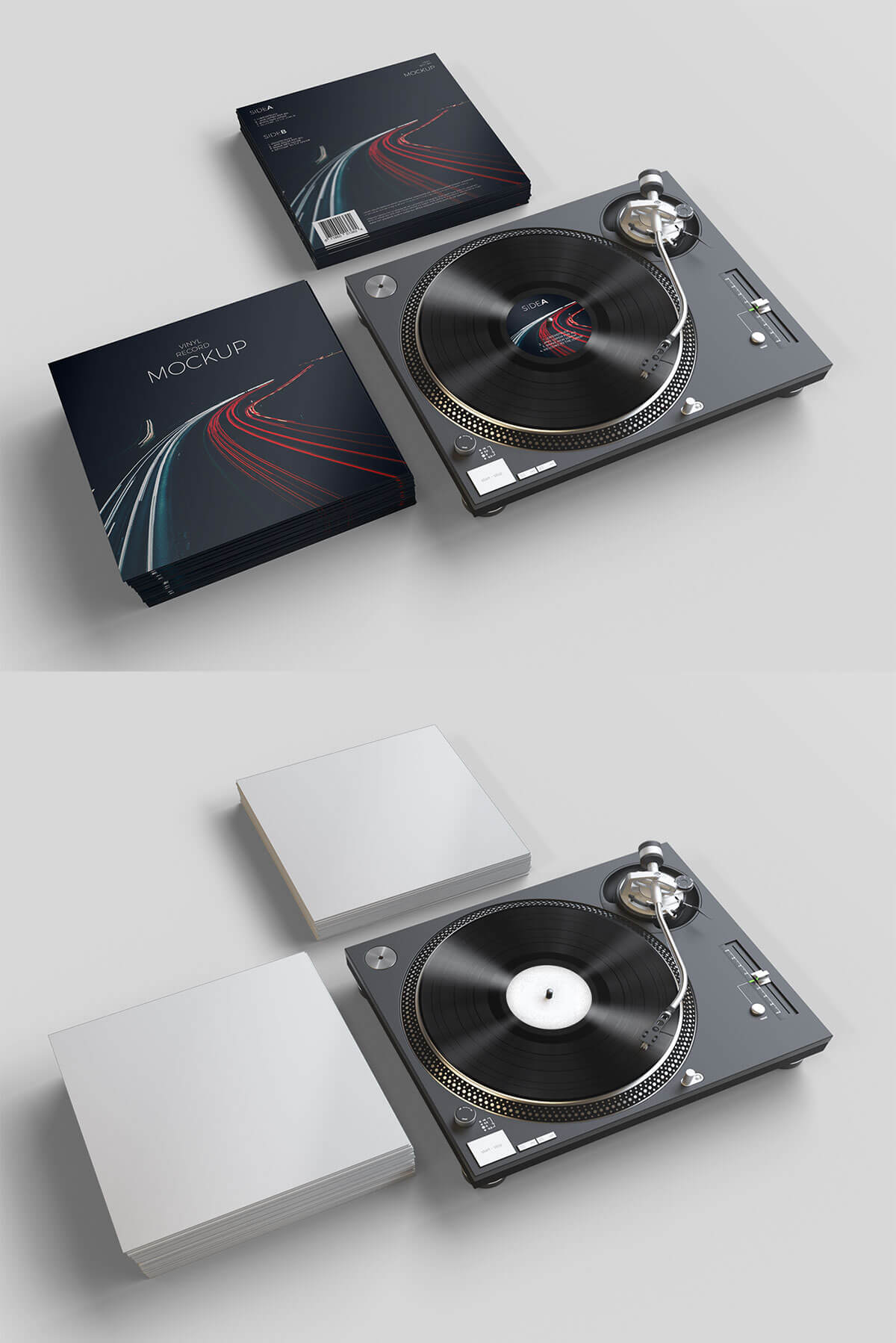 Download Free Vinyl Record Mockup V2 ~ Creativetacos