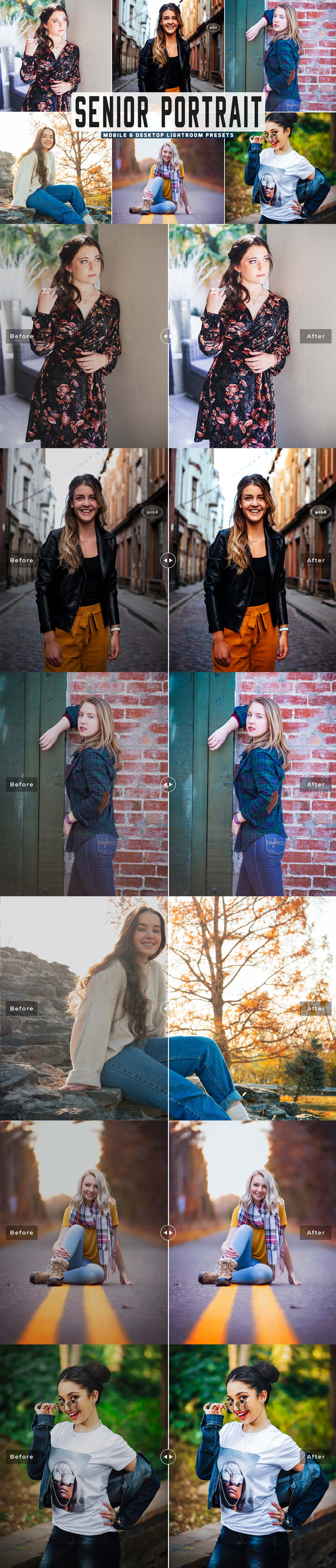 Free Senior Portrait Mobile & Desktop Lightroom Presets ...