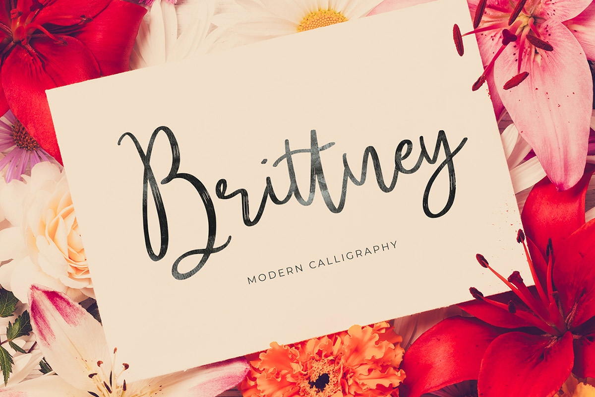best Wedding Fonts - Brittney