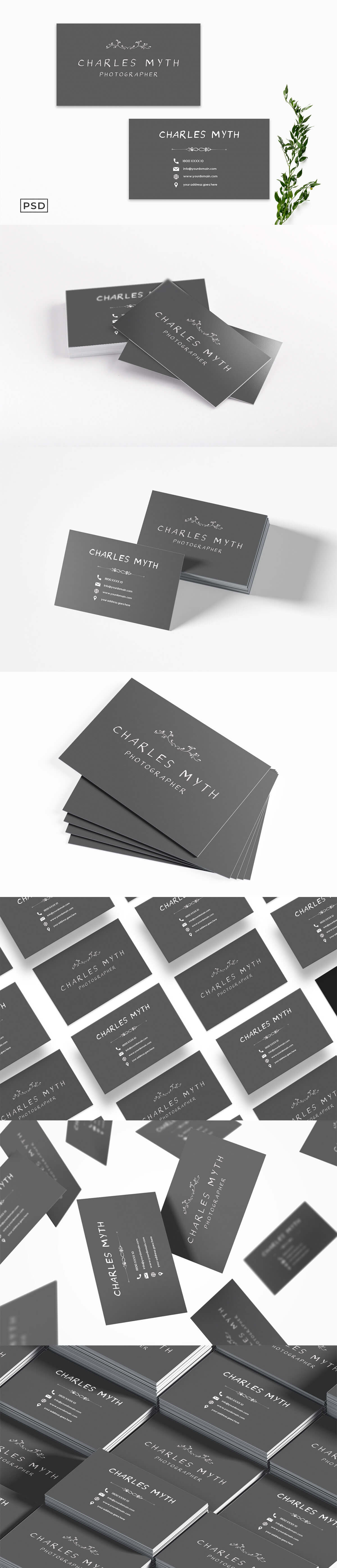 Free Photography Business Card Template V2
