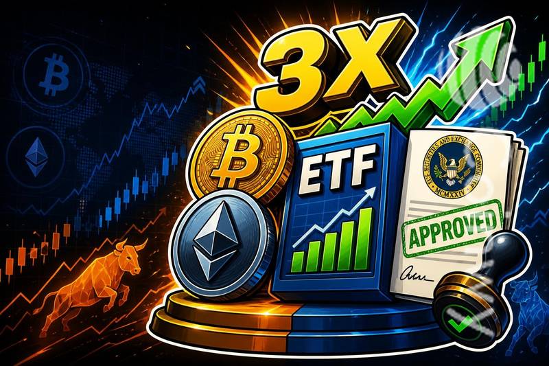 Cboe Seeks SEC Approval for 3x Bitcoin and Ethereum Futures ETFs