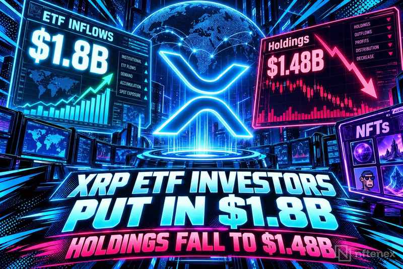 XRP ETF Investors Put In $1.8B as Holdings Fall to $1.48B