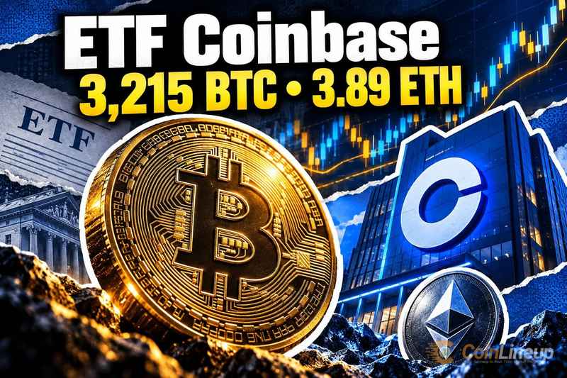 贝莱德ETF钱包转入Coinbase:3215枚BTC与3.89万枚ETH解析