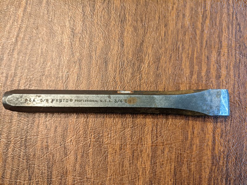 5/8 7" cold chisel