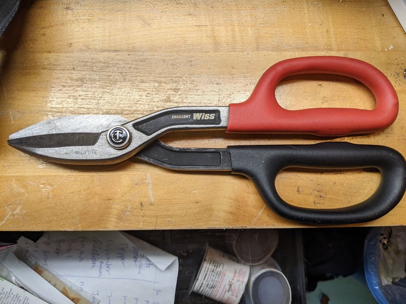 Metal shears, aka tin snips