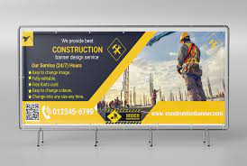 Custom Construction Fence Banners & Company Logo Signs