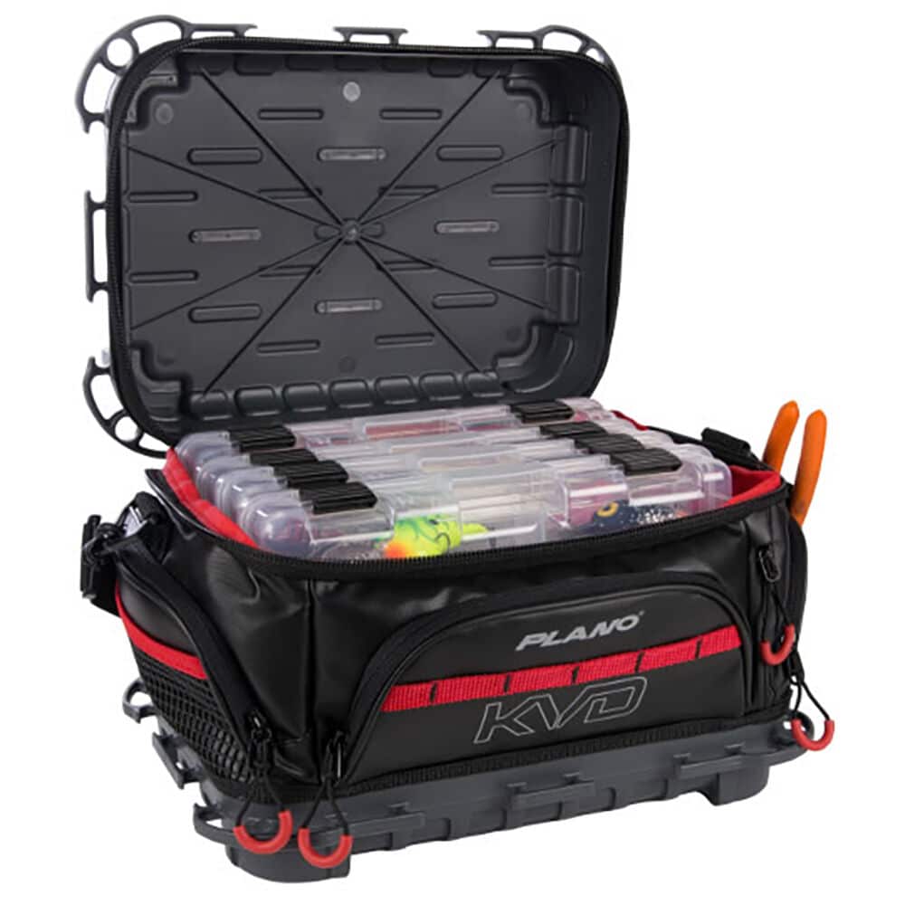 Red and black Plano soft tackle bag