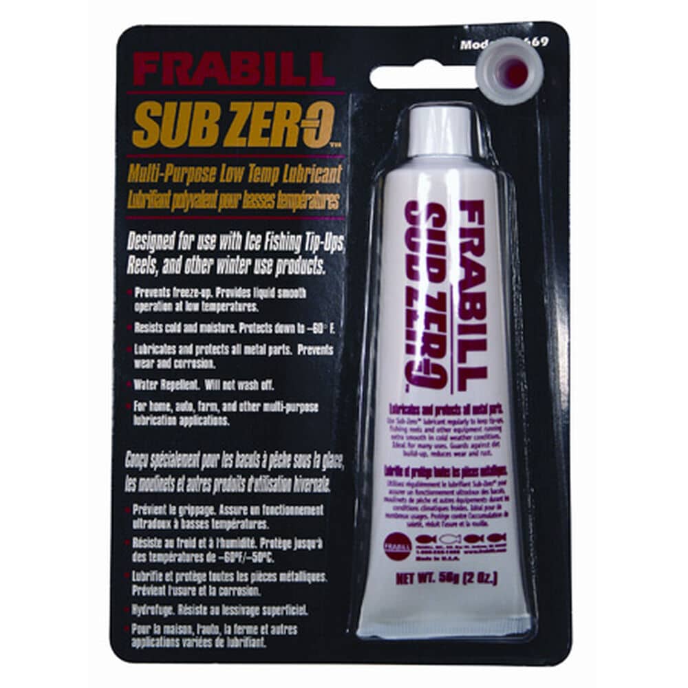 ice fishing tip-up lubricant