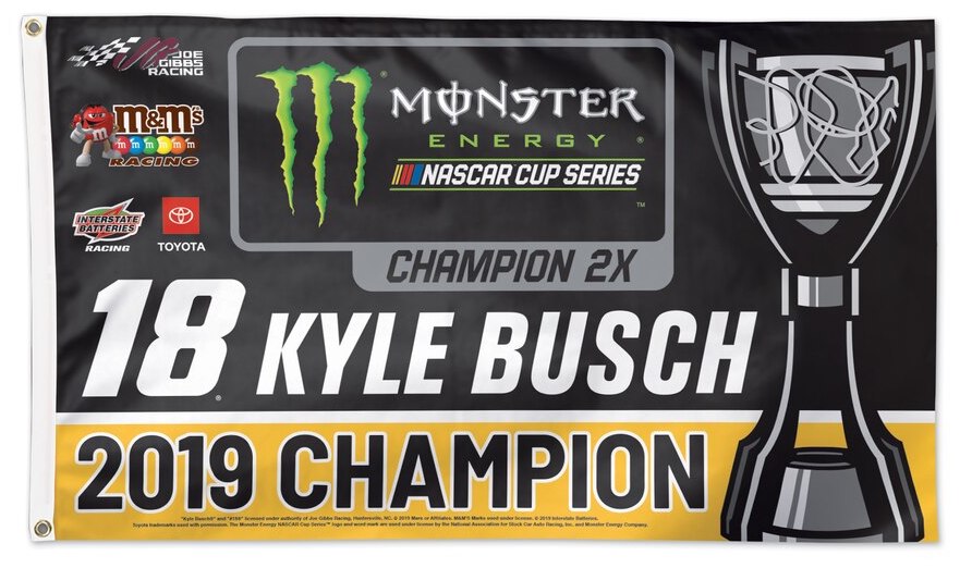 Kyle Busch flag
