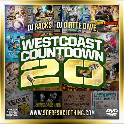 Westcoast Countdown 20 - DJ Racks, DJ Dirtte Dave