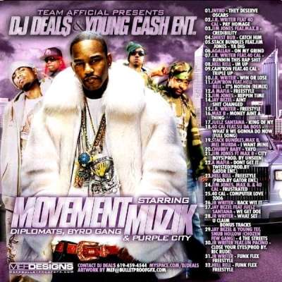 Various Artists - Young Cash Ent. Presents: Movement Muzik (Diplomats, Byrd Gang & Purple City)