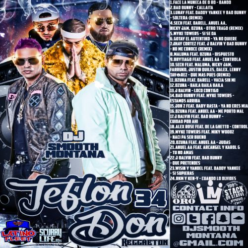 Teflon Don Reggaeton 34 - Face La Muneca De O Ro (DJ Smooth Montana)