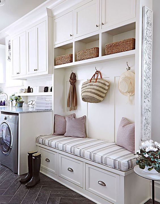 stylish laundry room