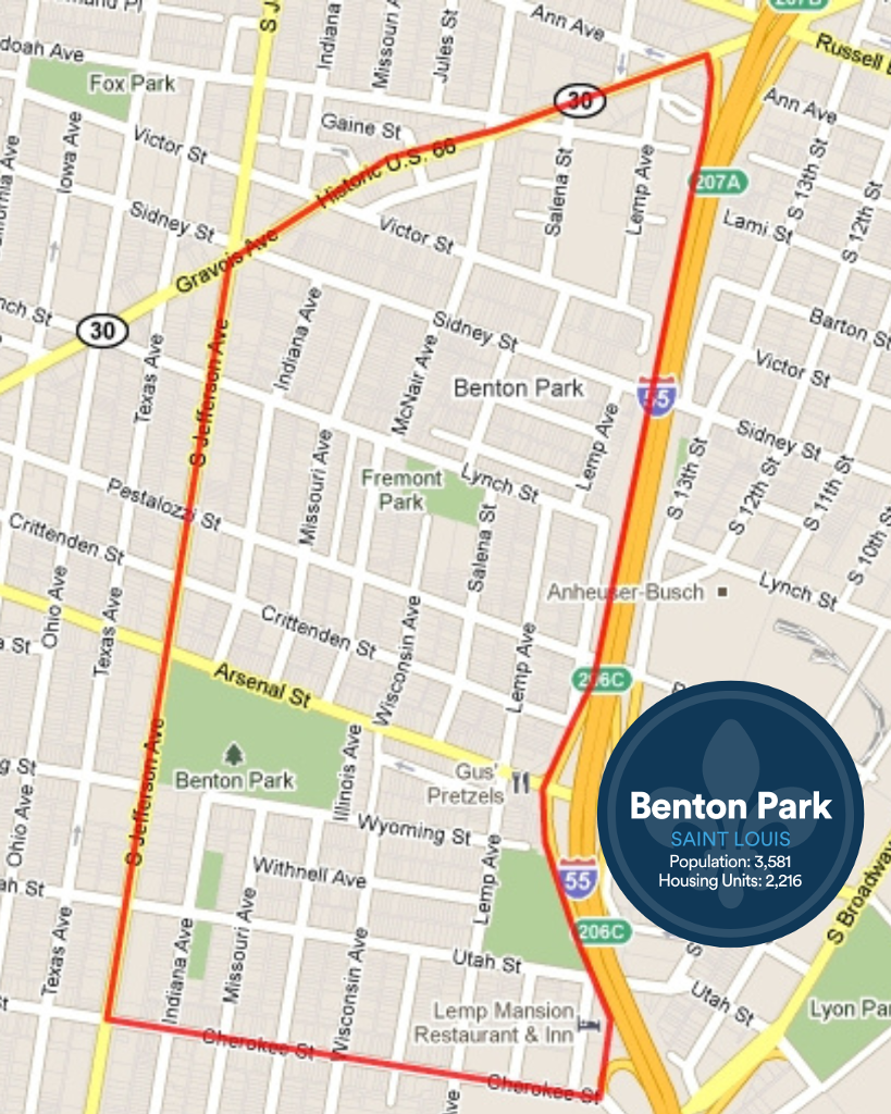 Benton Park Map