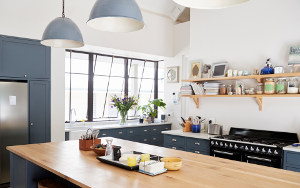 Kitchen with natural light and good airflow