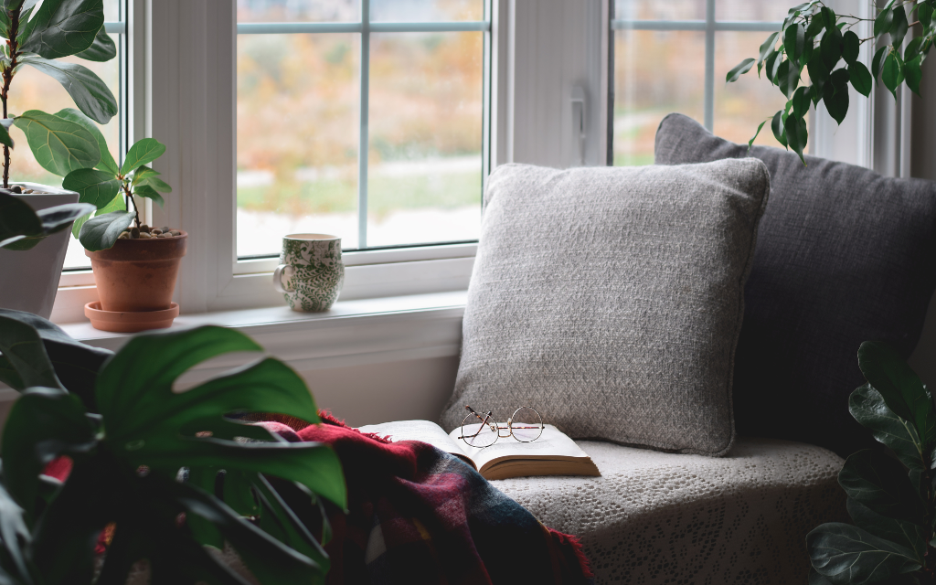 Creating a cozy area to unwind helps with wellness in the home.