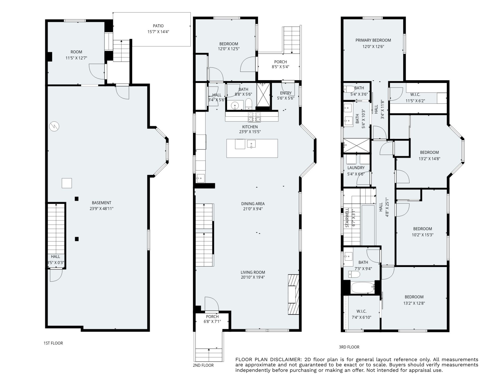 Floorplan 3434 S. Jefferson, St. Louis MO