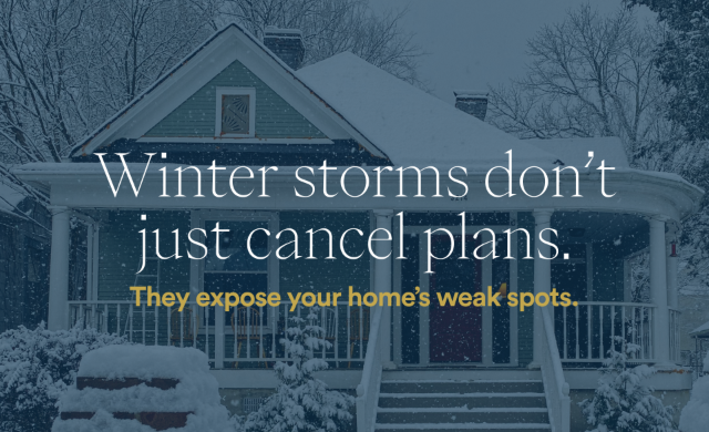 winter storms homes