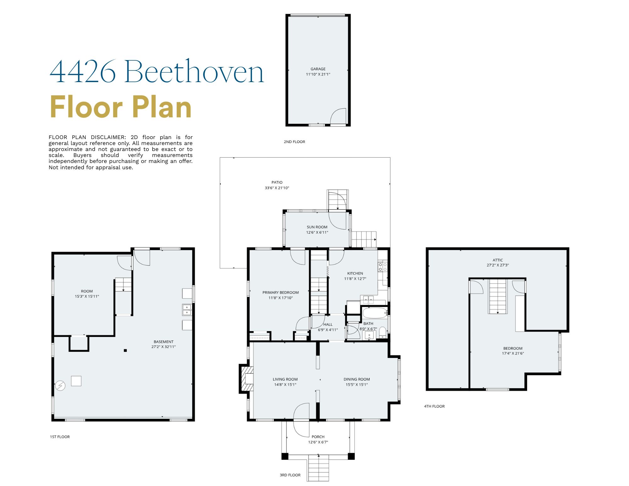 4426 Beethoven Floor Plan