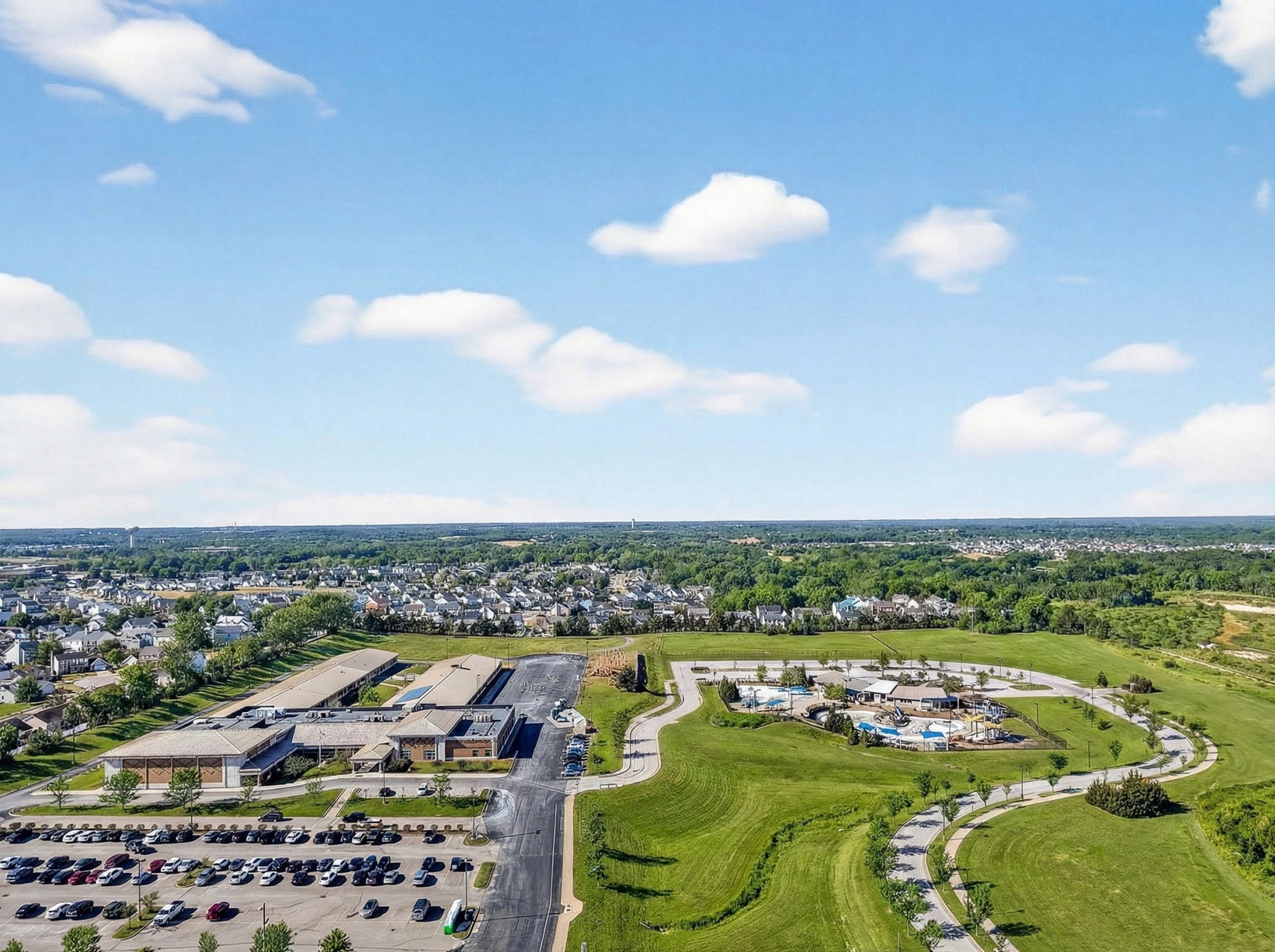 William M. Allen Park w/ Splash Station Aquatic Center and Peine Elementary