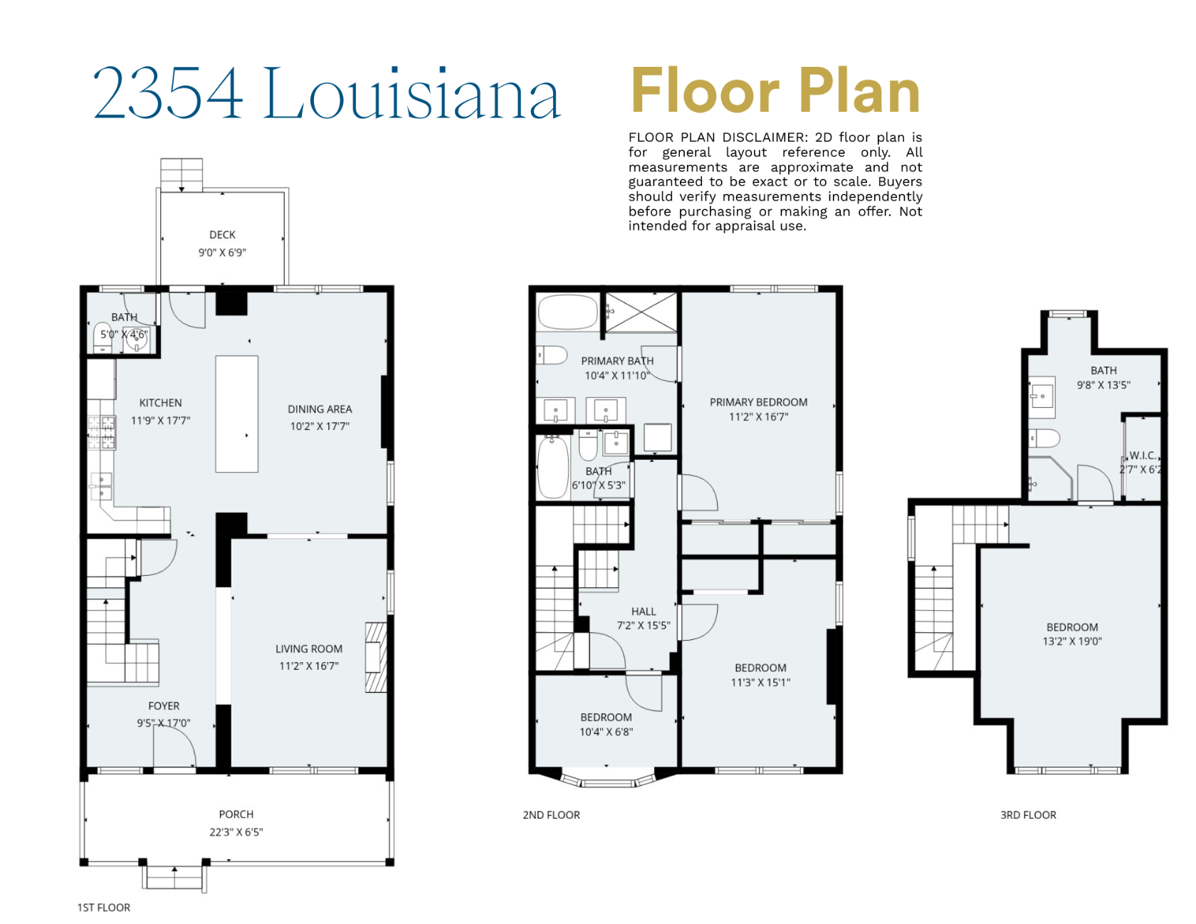 floorplan 2354 Louisiana