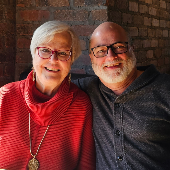 Happy couple downsized from Clifton Heights and moved to Ballwin