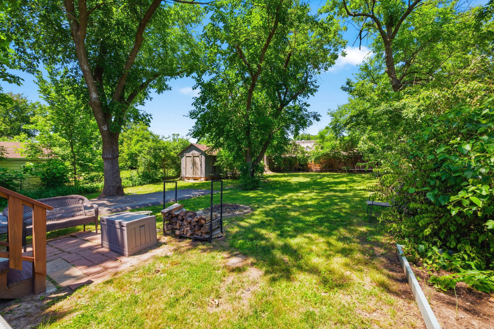shady backyard - 10411 Maddox Place St. Louis Missouri