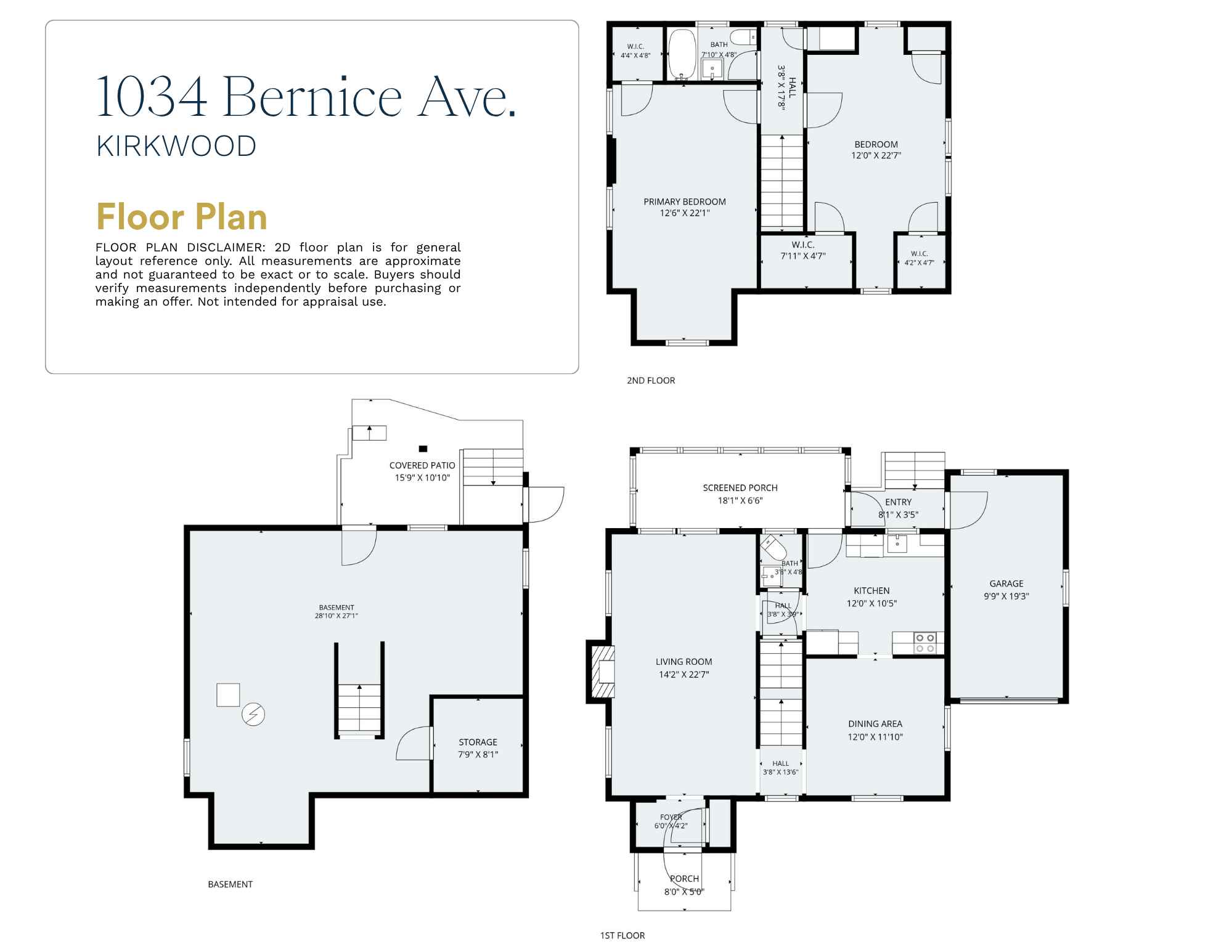 1034 Bernice Floor Plan