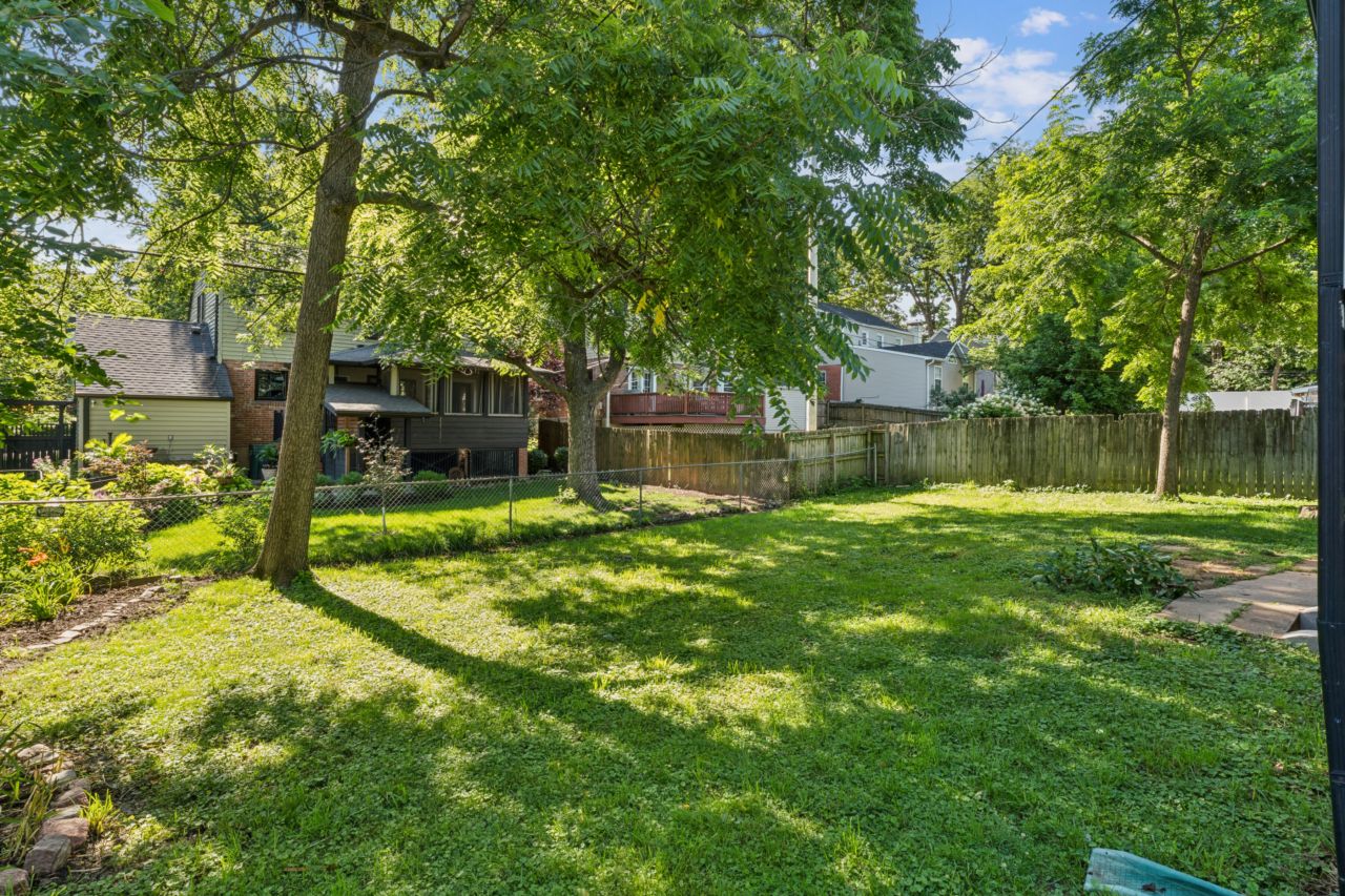 back yard 1034 Bernice Kirkwood MO