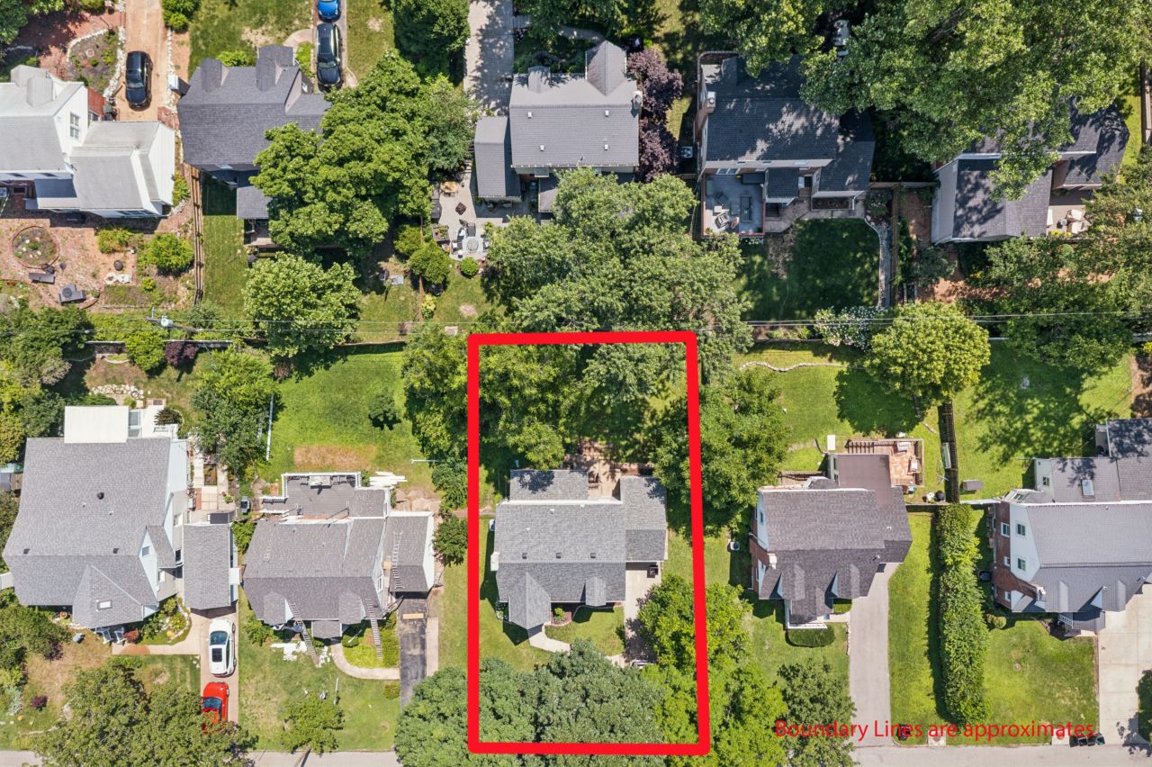 aerial view 1034 Bernice Kirkwood MO