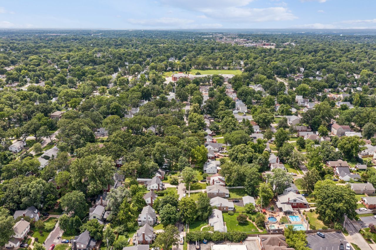 aerial view 1034 Bernice Kirkwood MO