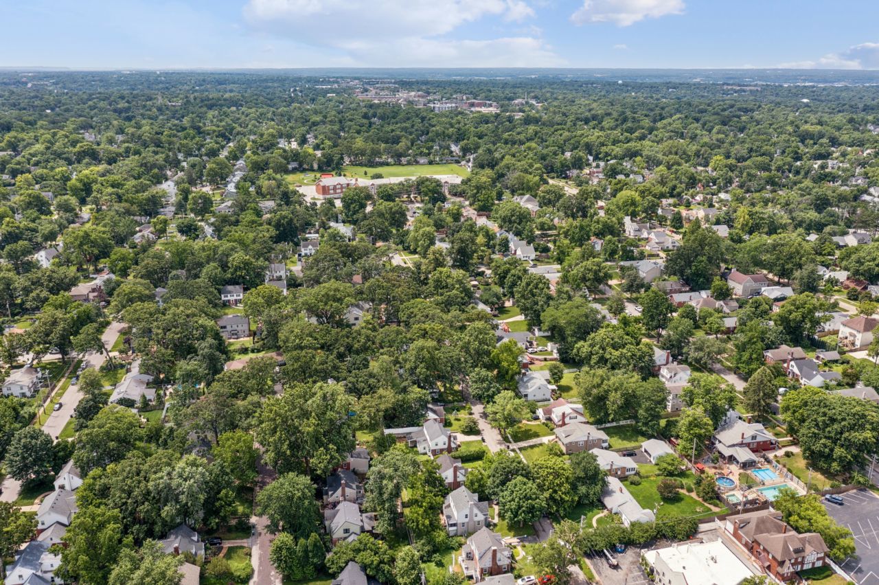 aerial view 1034 Bernice Kirkwood MO