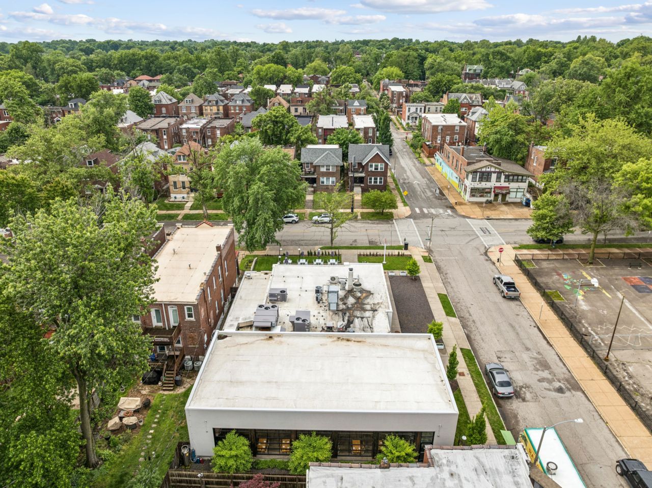 Historic commercial property at 4175 Shaw Blvd in St. Louis Missouri