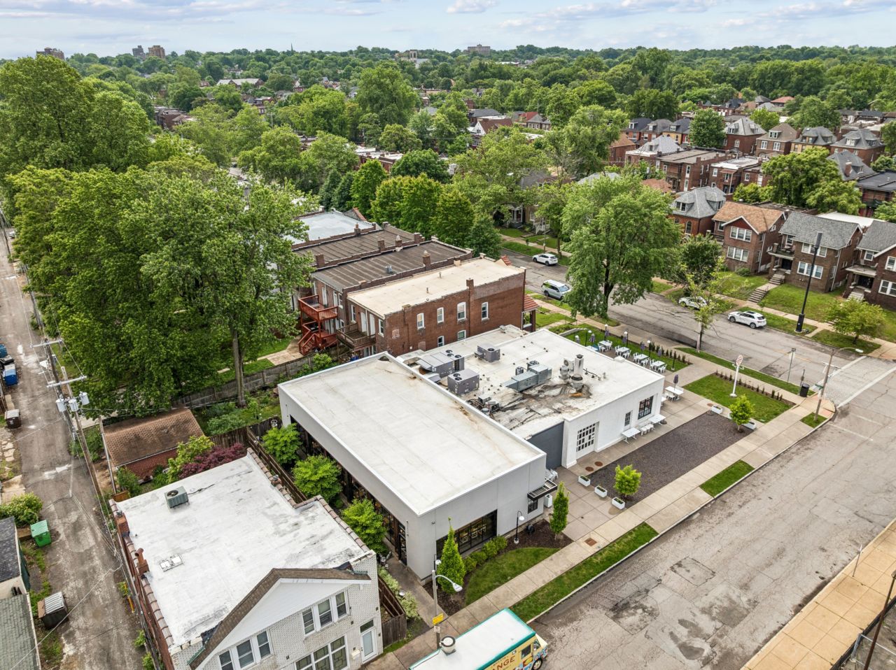 Historic commercial property at 4175 Shaw Blvd in St. Louis Missouri