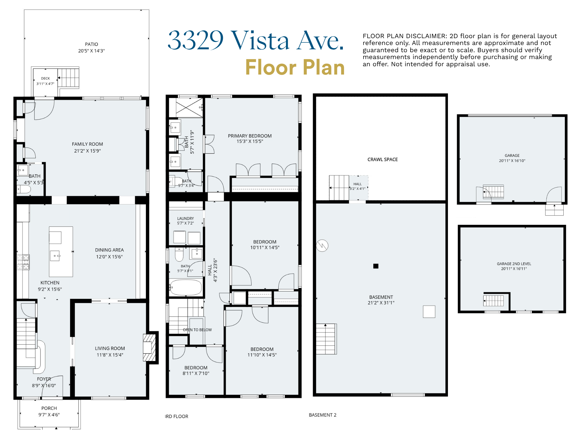 3329 Vista Floor Plan