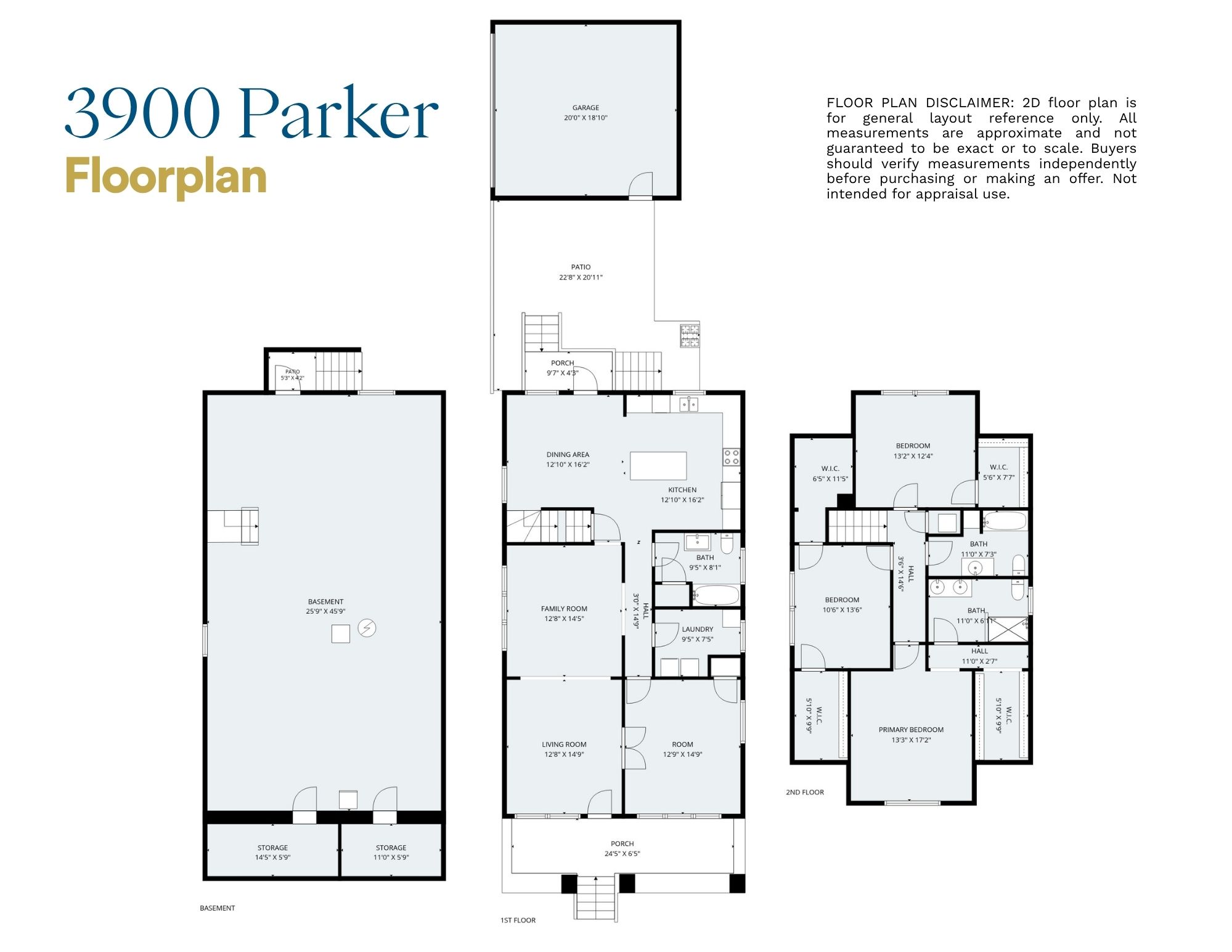 Floorplan 3900 Parker Avenue St. Louis