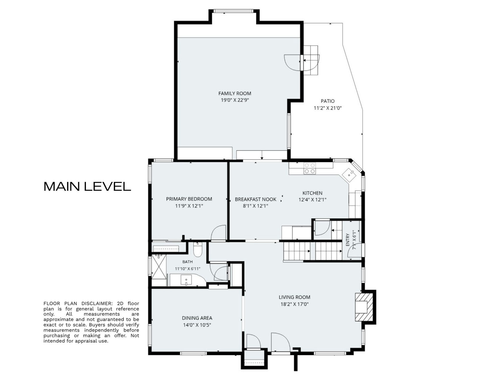 703 Edwin Glendale Floor Plan