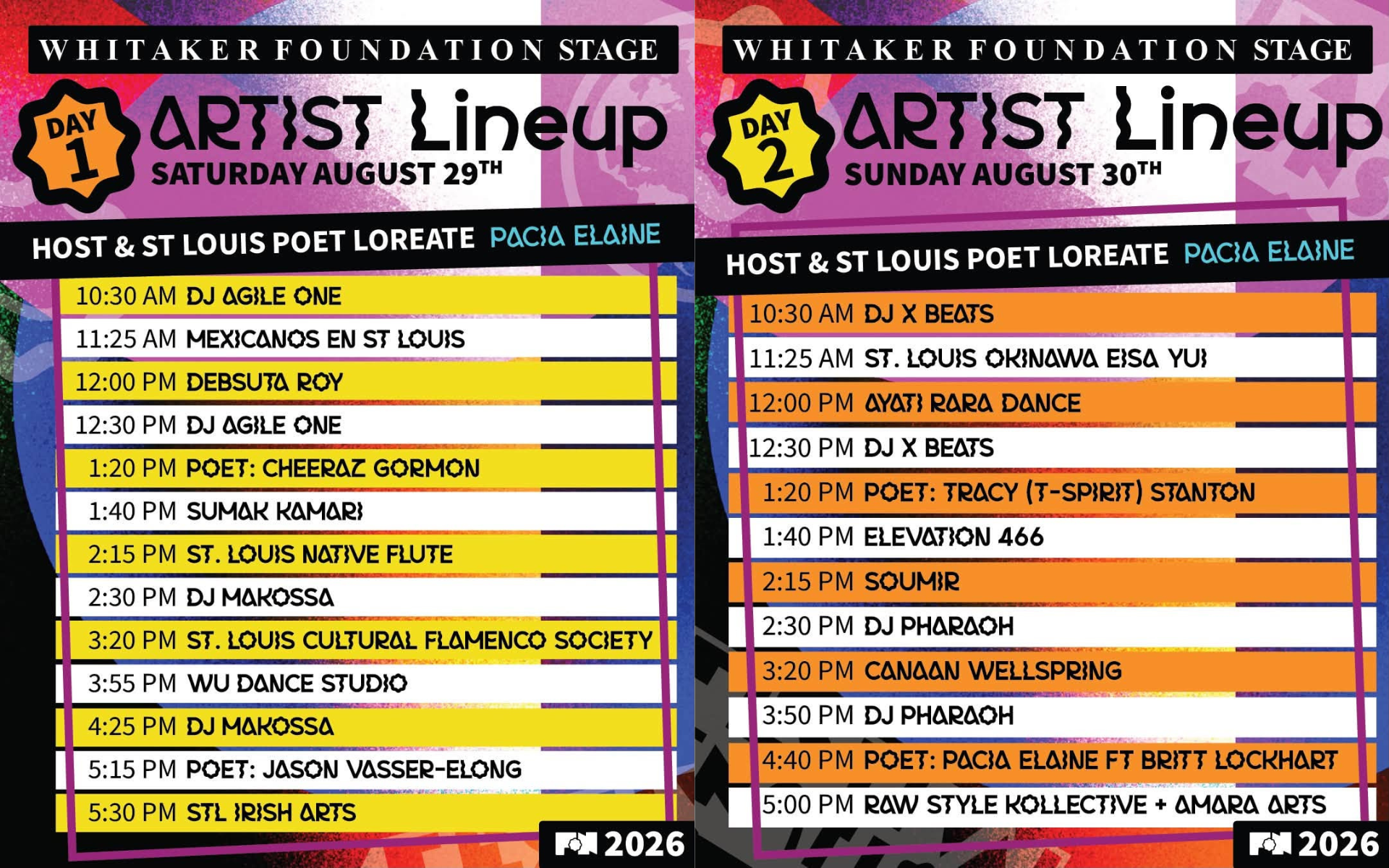 Festival of Nations St. Louis Artist Lineup