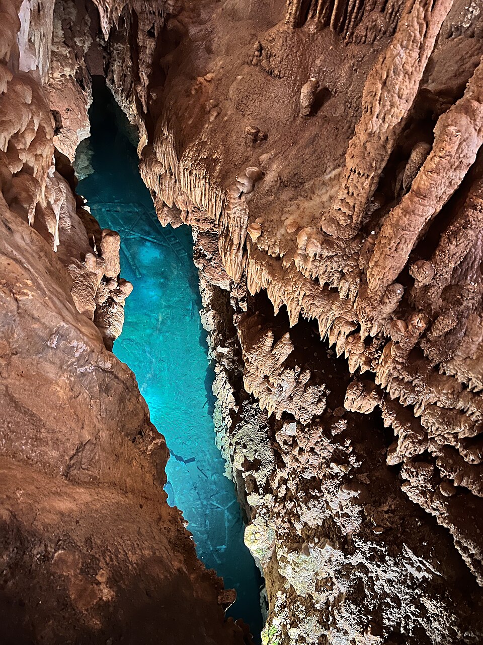 Mystery Lake in Bridal Cave Missouri