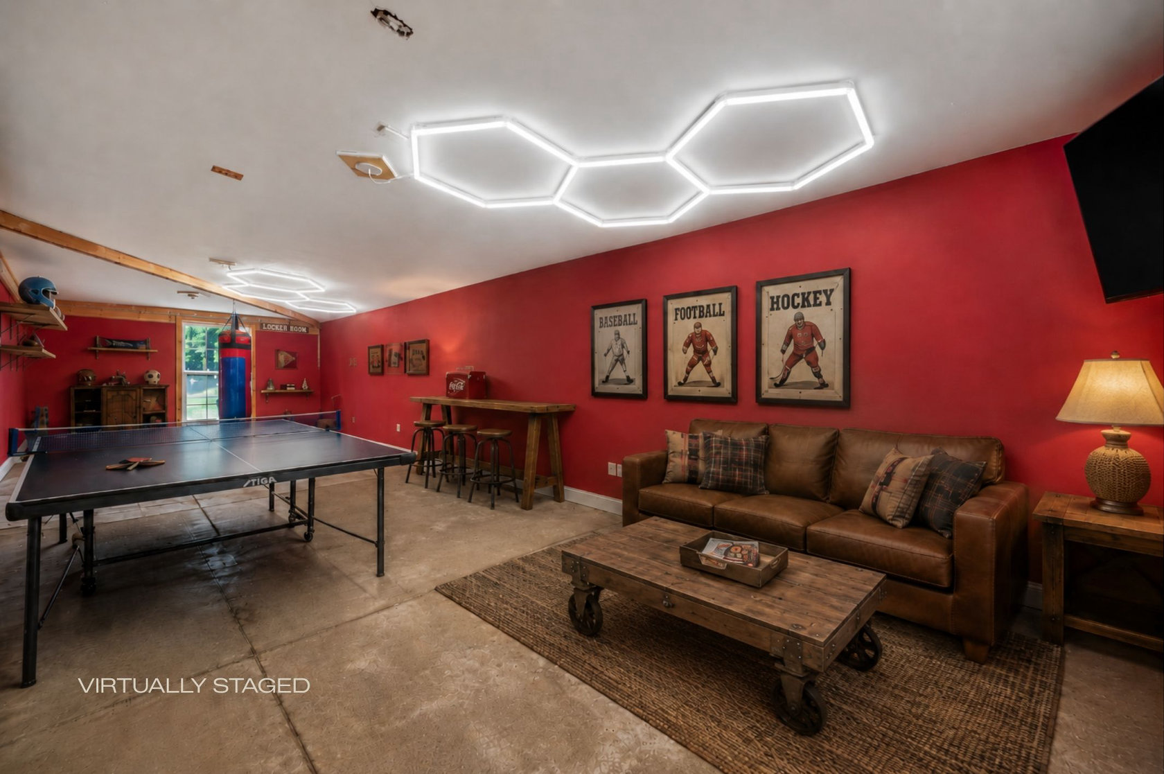 310 Cliff Cave Road Garage Virtually Staged