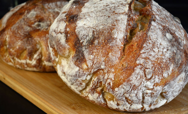 loaf of sourdough bread