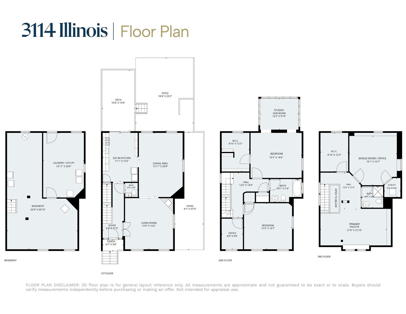 Updated floorplan 3114 Illinois