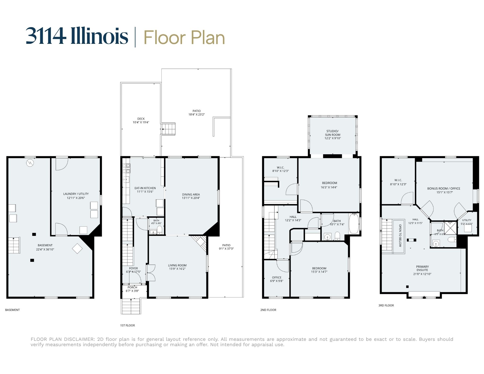 Updated floorplan 3114 Illinois