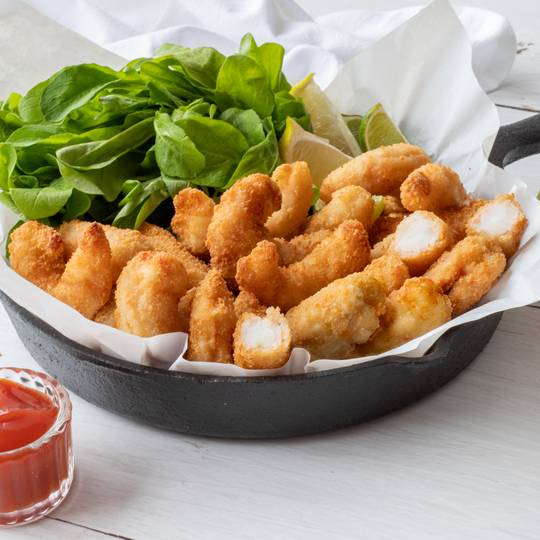 Langostinos Empanados